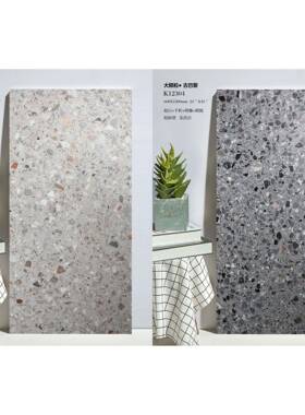 哑光大颗防粒水磨6石瓷砖0X1200600*1200写字楼大堂0服装店别墅客