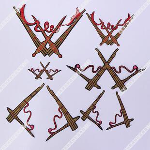 云南民YIC省族绣花厂家直销苗族彝台族芦背胶布贴舞服笙装辅料多