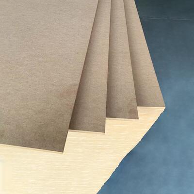 厂家AUF供应度双板中密纤板纤维木板单面江西绿洲贴高密度中纤饰