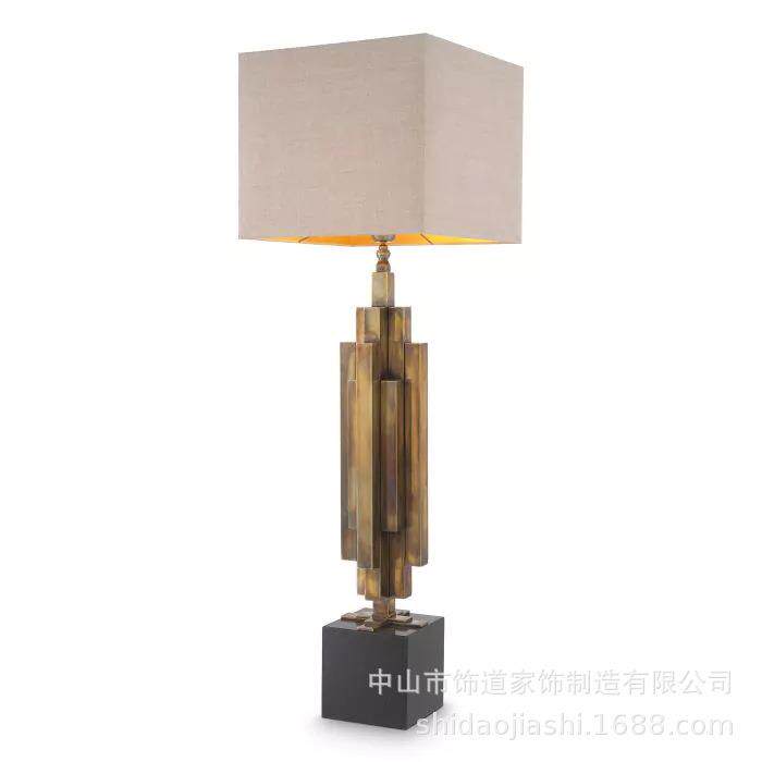 后现代简约客厅台灯家居客厅创意设计师样品房床头工艺品艺术台灯