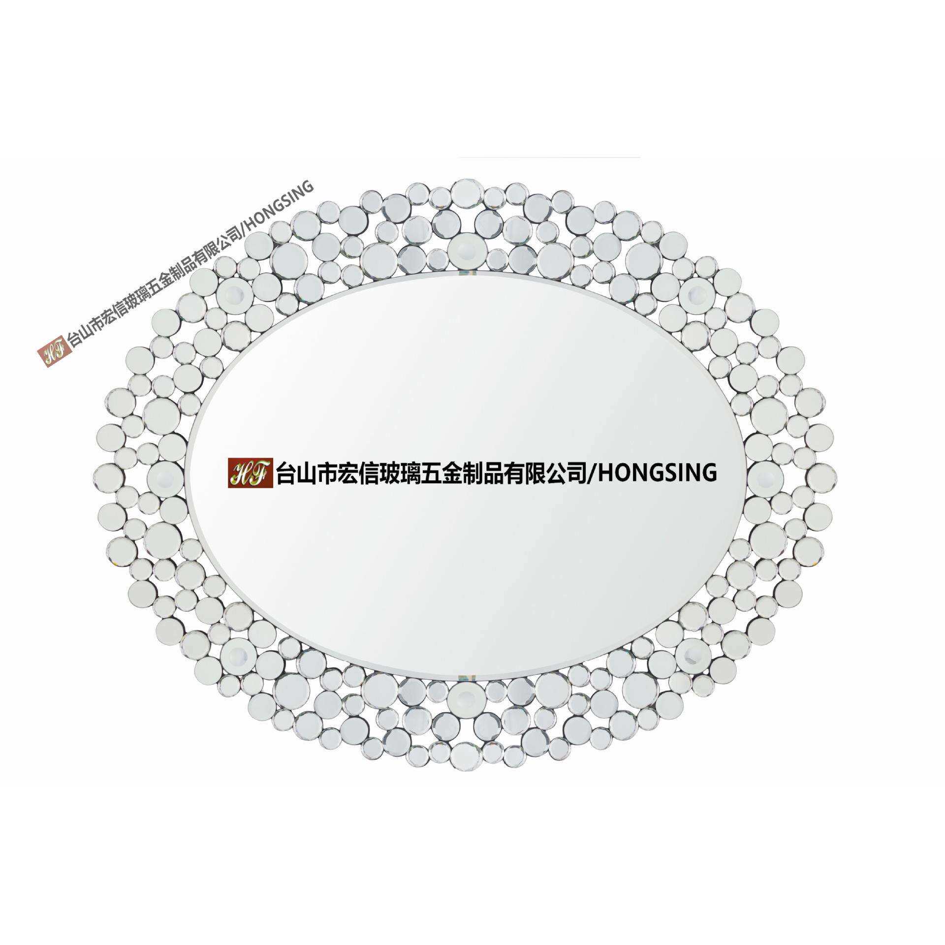 威尼斯壁镜玻璃亚克力镜挂墙镜轻奢卧室化妆台镜客厅家具出口