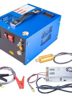 高压车载打气机30mpa户外潜水12V/110V/220V充气泵4500pis