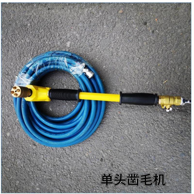 鑫隆凿毛机风动凿毛锤混凝土打磨机10单头水泥地凿毛图片