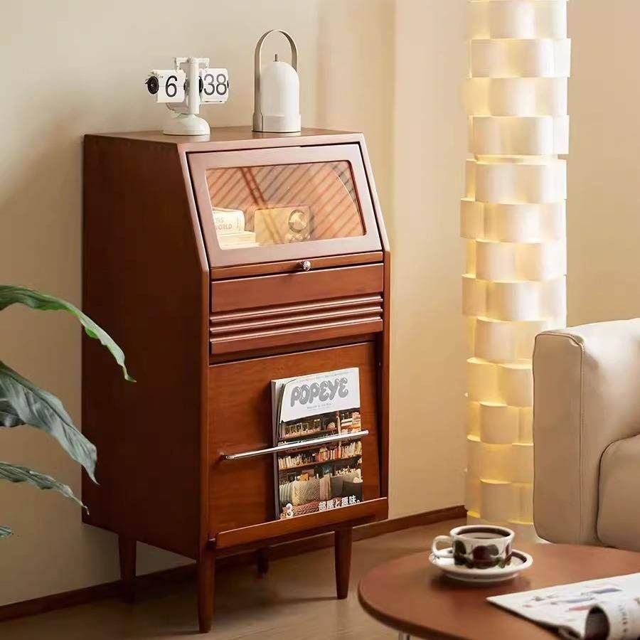 北欧实木书柜家用小户型收纳置物电视边柜客厅沙发复古储物立柜,纺织面料/辅料/配套,纺织机械配件,淘宝优惠券,粉丝福利购,淘宝优惠卷