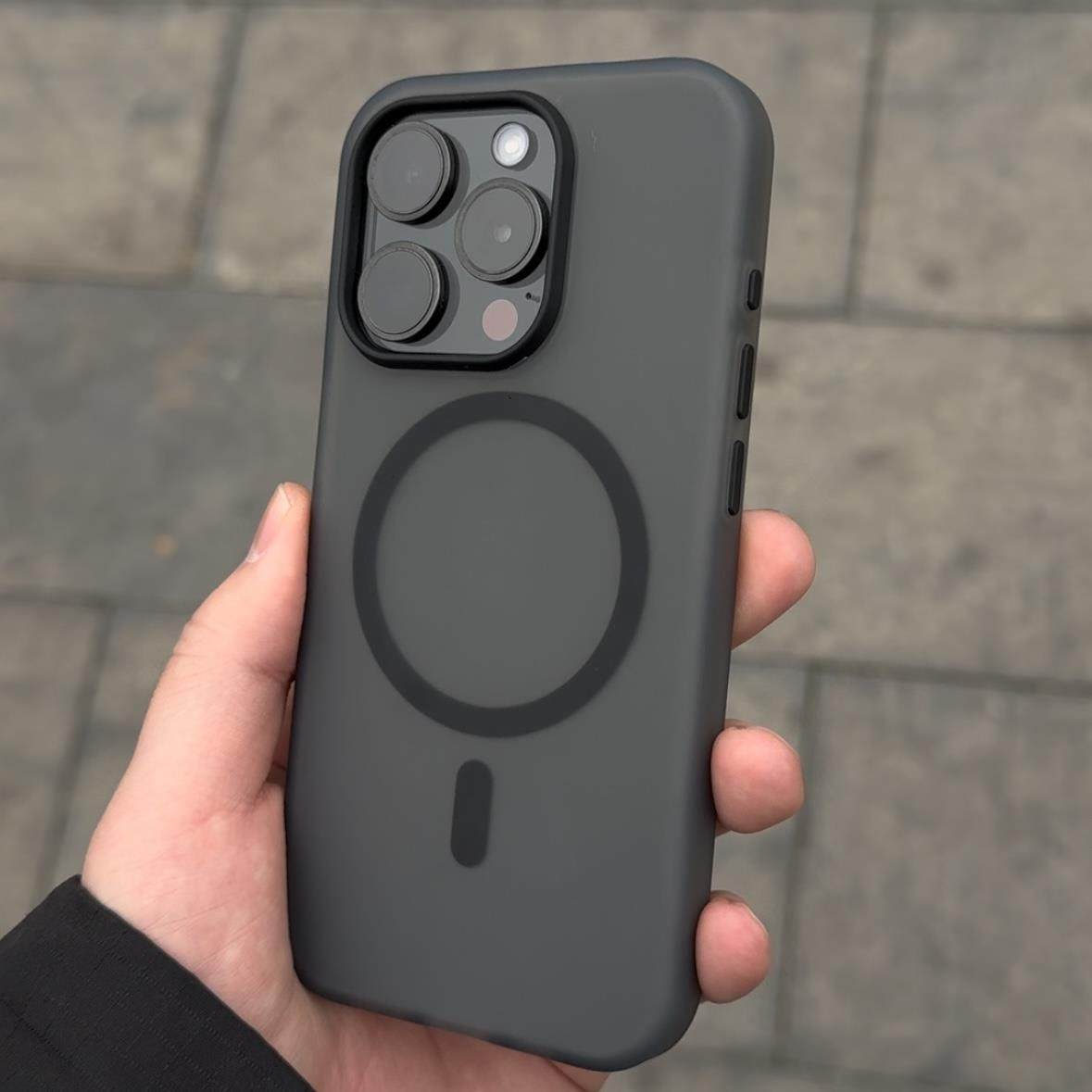 三月荔枝lit mar磨砂磁吸适用苹 果16手机保护壳iphone16pro新款保护套15promax手机保护套肤感软壳14pm防摔1