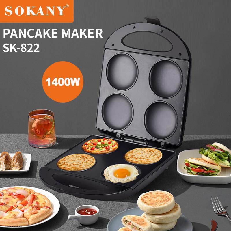 SOKANY822三明治机电饼铛薄饼机烙饼机比萨披萨饼机煎烤机