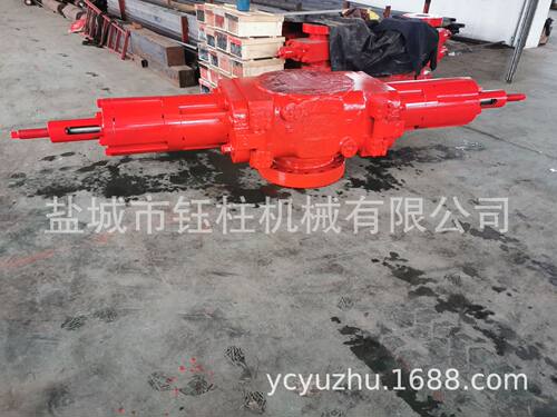 华北通用型（带增压）单闸板剪切防喷器FZ35-35可剪切钻杆