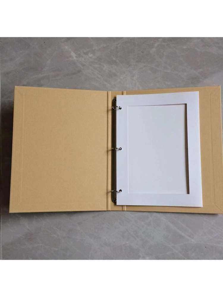布料样品册空面料镂空样卡天窗样本辅料色卡本样板册格子套装展示
