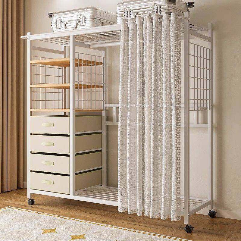 简易衣柜卧室家用组装货架结实耐用简约开放式防尘帘衣帽间柜子,节庆用品/礼品,新娘配件,淘宝优惠券,粉丝福利购,淘宝优惠卷