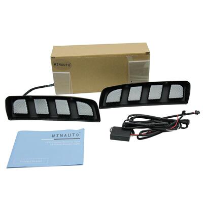 适用于17-19年HD思域typer带黄光双色LED日间行车灯专用