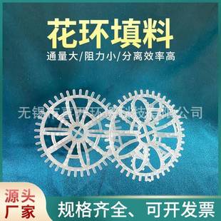 优质PP拉西环填料泰勒花环带刺花环填料废气塔废气净化环保填料