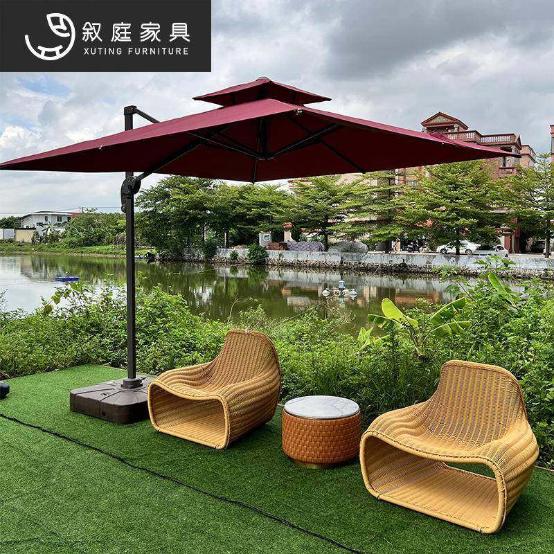 叙庭户外花园庭院藤编沙发室内民宿酒店创意藤艺单人躺椅组合家具,电子元器件市场,其它元器件,淘宝优惠券,粉丝福利购,淘宝优惠卷