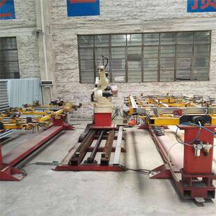 OTC进口焊接机器人焊接机械臂自动化生产线机器人工作站+翻转台