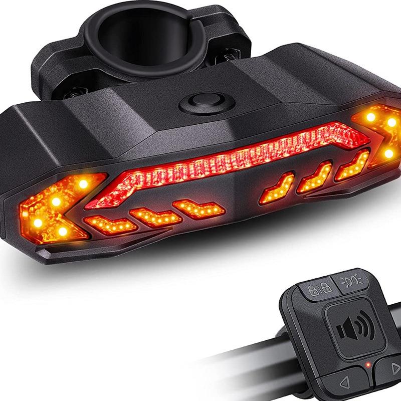 充电无线自行车尾灯自行车Led灯WirelessBicycleRearLight