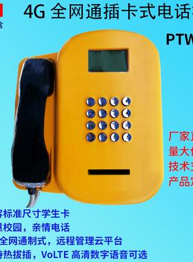 校园一卡通电话机/学校公共电话机/全网通/插卡式电话机PTW515