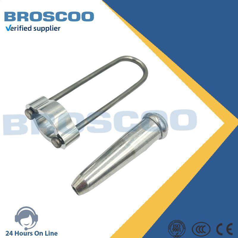 铝线修补管合金活接头联接销银色自动快速铝接续线夹铝线固定器