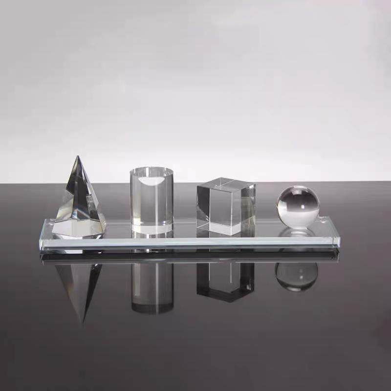 现代简约轻奢水晶几何立体摆件家居样板间客厅玄关创意装饰品摆设,纺织面料/辅料/配套,纺织机械配件,淘宝优惠券,粉丝福利购,淘宝优惠卷