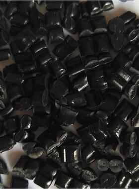 高光黑色PP再生料PP再生塑料颗粒注塑级二次PP水口料