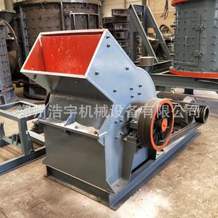 小型锤式打砂机卧式建筑砖渣粉碎机锤式石头破碎机