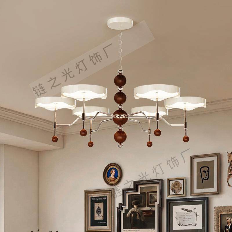 全光谱中古风飞碟法式复古客厅吊灯新款大厅灯餐厅简约护眼灯具,工业油品/胶粘/化学/实验室用品,其他实验室设备,淘宝优惠券,粉丝福利购,淘宝优惠卷