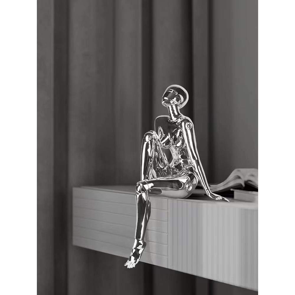 空山基摆件柜子装饰机械女神人物雕塑桌面摆设玄关饰品精致,工业油品/胶粘/化学/实验室用品,其他实验室设备,淘宝优惠券,粉丝福利购,淘宝优惠卷