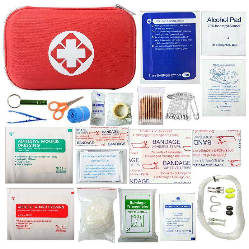 户外旅行27类119件EVA便携式急救包套装防疫用品车载急救拉链包,工业油品/胶粘/化学/实验室用品,其他实验室设备,淘宝优惠券,粉丝福利购,淘宝优惠卷