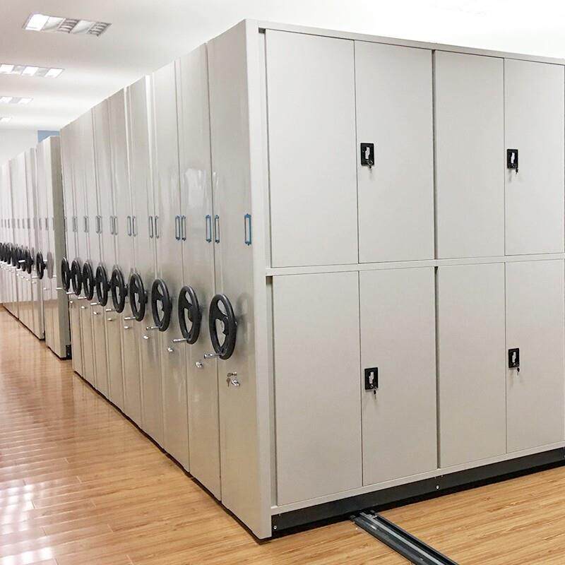 河南移动密集架档案室钢制手摇式档案钢制文件柜