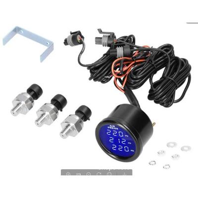 供应改装数字三屏装套1/8表（80958蓝光气）压表