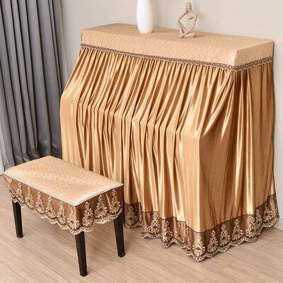 加厚四弹力绒面欧钢琴罩式全罩防尘代简约轻奢F95859S8钢现琴套防