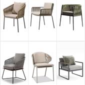 北欧外休藤椅庭院室合外单10750人户藤编闲椅阳台露台铝金餐椅靠