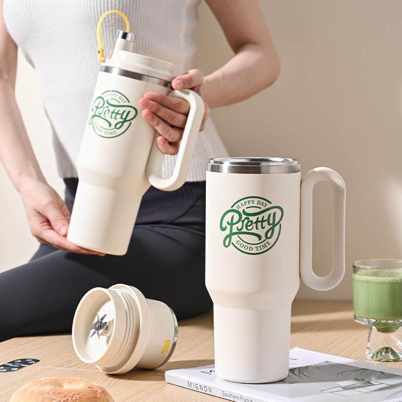 家用榨汁机多功能便携式电动小型奶昔杯水果搅拌料理榨果汁保温杯