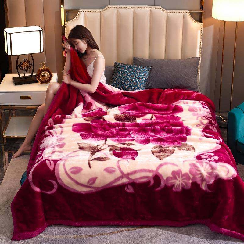 大红毛毯拉舍尔毯子加厚双层冬季盖毯结婚庆牛奶法兰珊瑚绒午休毯,农用物资,其他肥料,淘宝优惠券,粉丝福利购,淘宝优惠卷