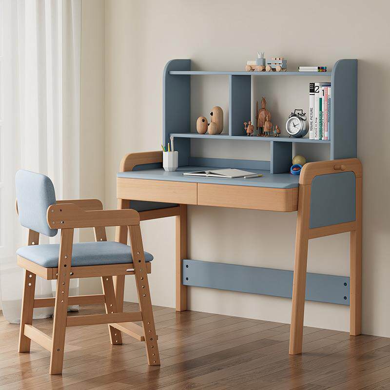 儿童学习桌家用课桌椅套装可升降桌子电脑桌实木写字桌小学生书桌