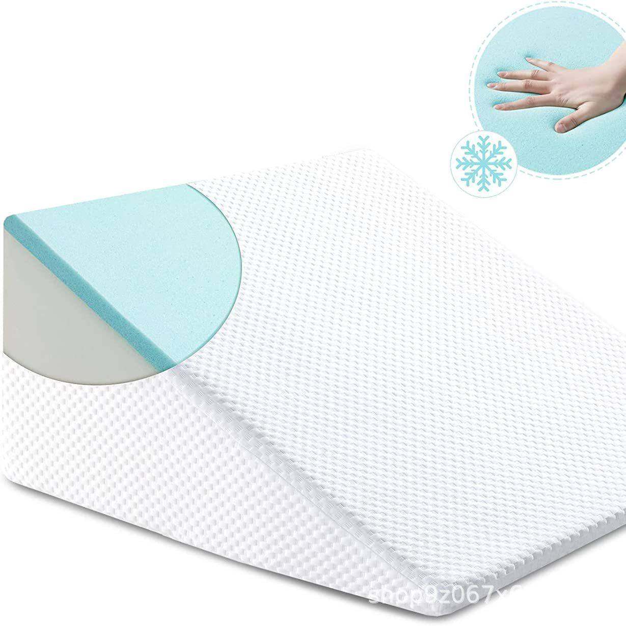 楔形枕头腿部抬高阅读枕头和背部支撑背部和腿部支撑