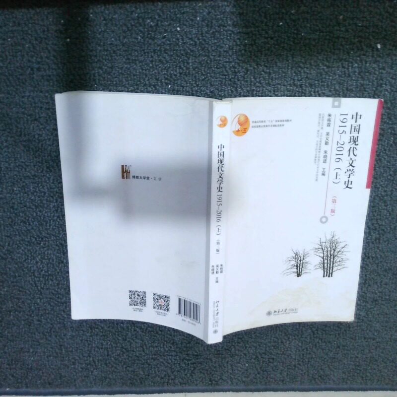 二手实拍中国现代文学史1915—2016（上）（第3版）朱栋霖9787301289006北京大学出版社图片