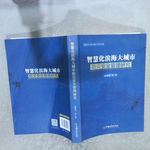 二手实拍智慧化滨海大城市防灾安全管理研究赵黎明9787513652513中国经济出版社