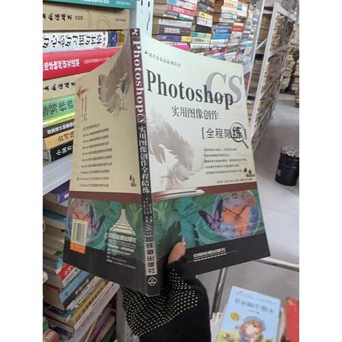 正版二手实拍Photoshop CS实用图像创作全程陪练胡爱玉  编著9787113056896中国铁道出版社