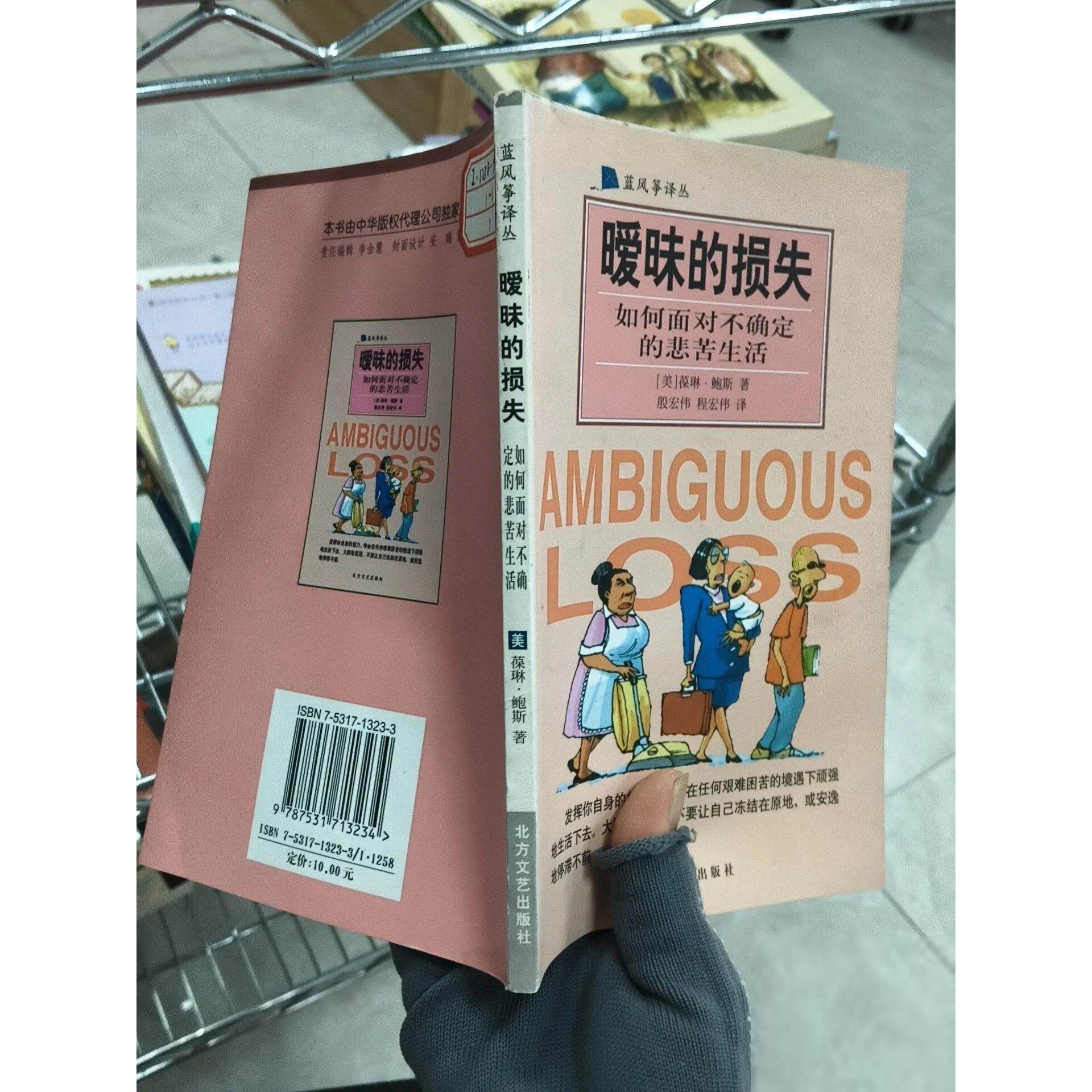 正版二手实拍暧昧的损失--如何面对不确定的悲苦生活[美]葆琳·鲍斯  著；殷宏伟、程宏伟  译9787531713234北方文艺出版社