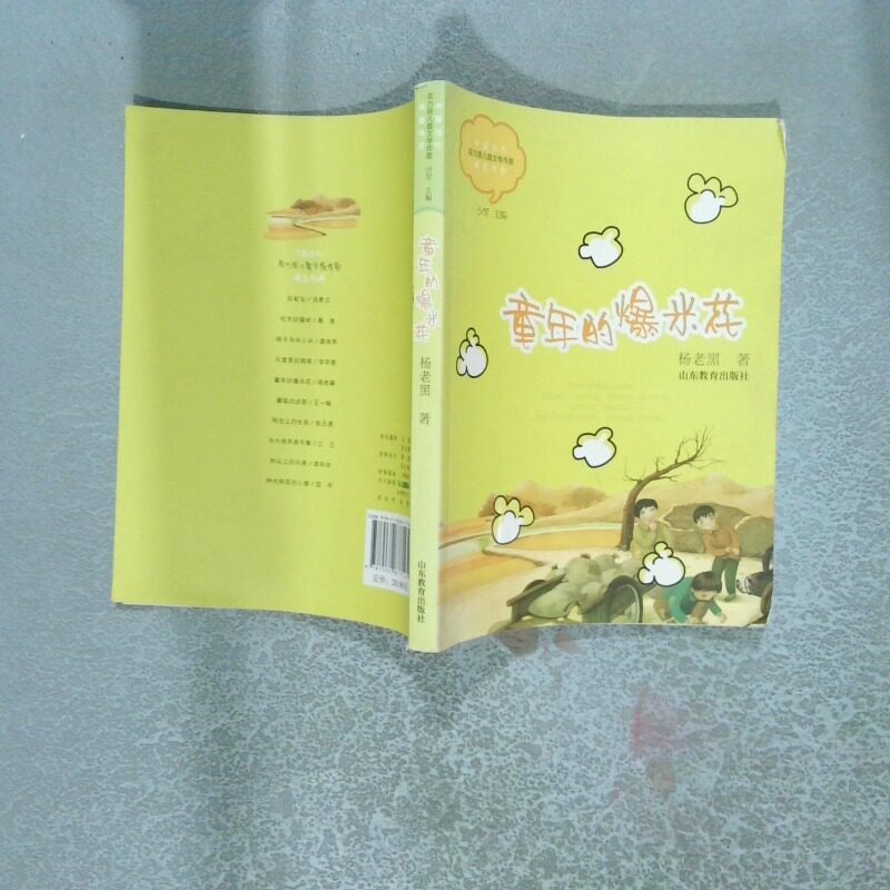 正版二手实拍童年的爆米花杨老黑9787532877164山东教育出版社