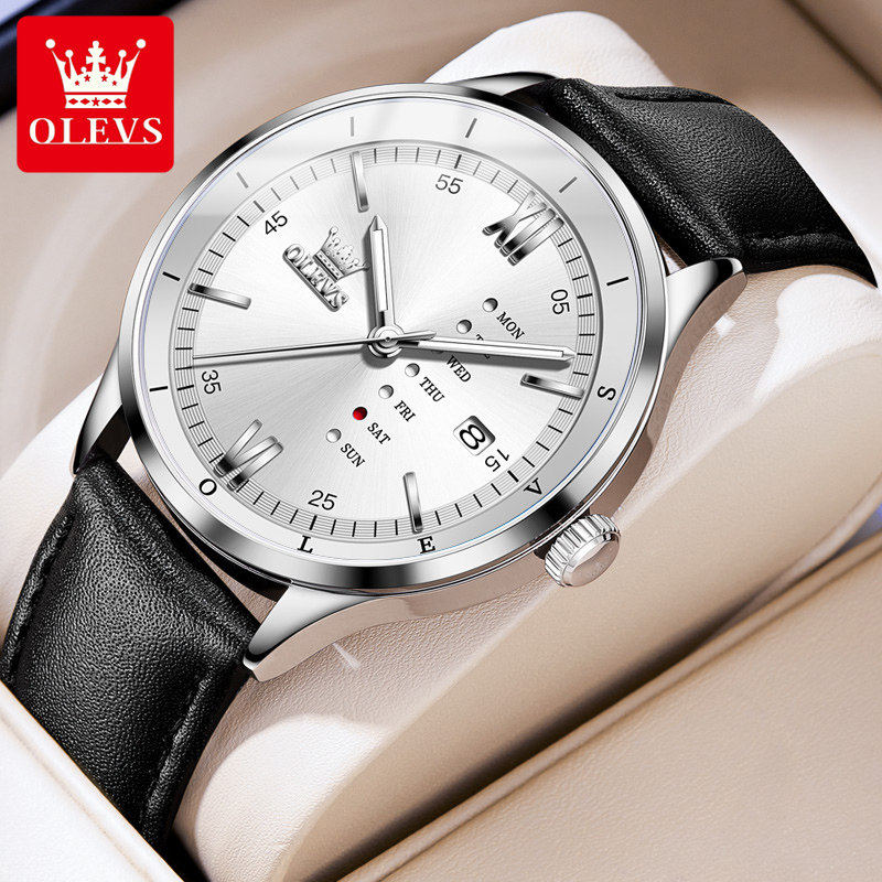 商务防水夜光手表欧利时品牌进口