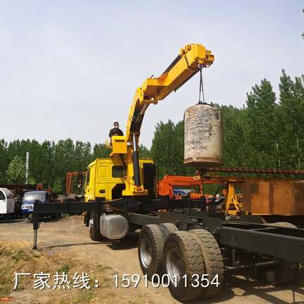 全自动液压折臂随车吊改装车载折臂式吊机8吨折臂Z型起重机