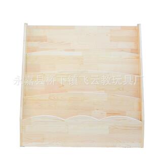 实木图书柜幼儿园图书馆专用杉木书柜书架多功能绘本