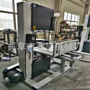 MJ344立式 木工带锯机送锯条二相电石墨切割滑轨推台带锯机效率高