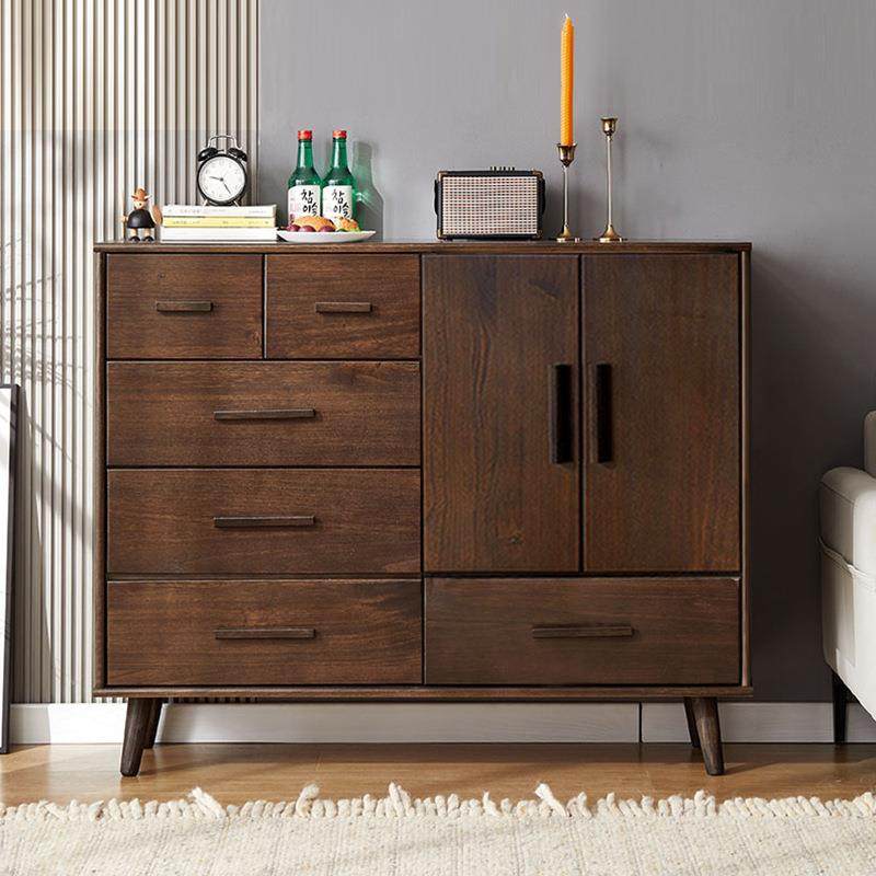 现代简约实木大斗柜五斗柜北欧卧室胡桃木色储物柜抽屉收纳置物柜,农用物资,其他肥料,淘宝优惠券,粉丝福利购,淘宝优惠卷