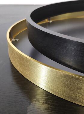 钻石画裱框合金画框AL650247装裱钻圆石绣十字绣框圆铝形框带玻璃