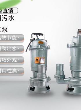 KEC厂家WQ污水泵2型2V化小家0用粪池排污泵农用灌溉高扬程抽水泵