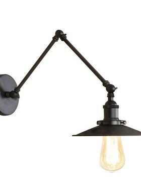 业客厅复古床艺头灯具35788美式卧室铁廊楼梯灯过道走工艺工装饰