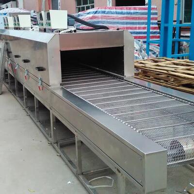 烤隧烘道炉干573线不锈钢铁氟龙网隧道炉工业流水线高温带隧道烘