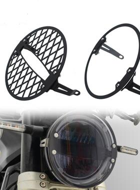 适用胡思瓦娜黑箭401白箭401250改装前大灯保护罩大灯保护网