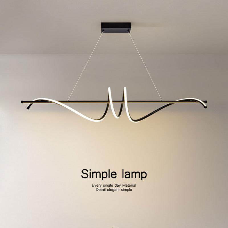 长条餐厅吊灯2024年新款现代简约餐桌吧台吊灯设计师线条北欧灯具,畜牧/养殖物资,畜牧/养殖器械,淘宝优惠券,粉丝福利购,淘宝优惠卷